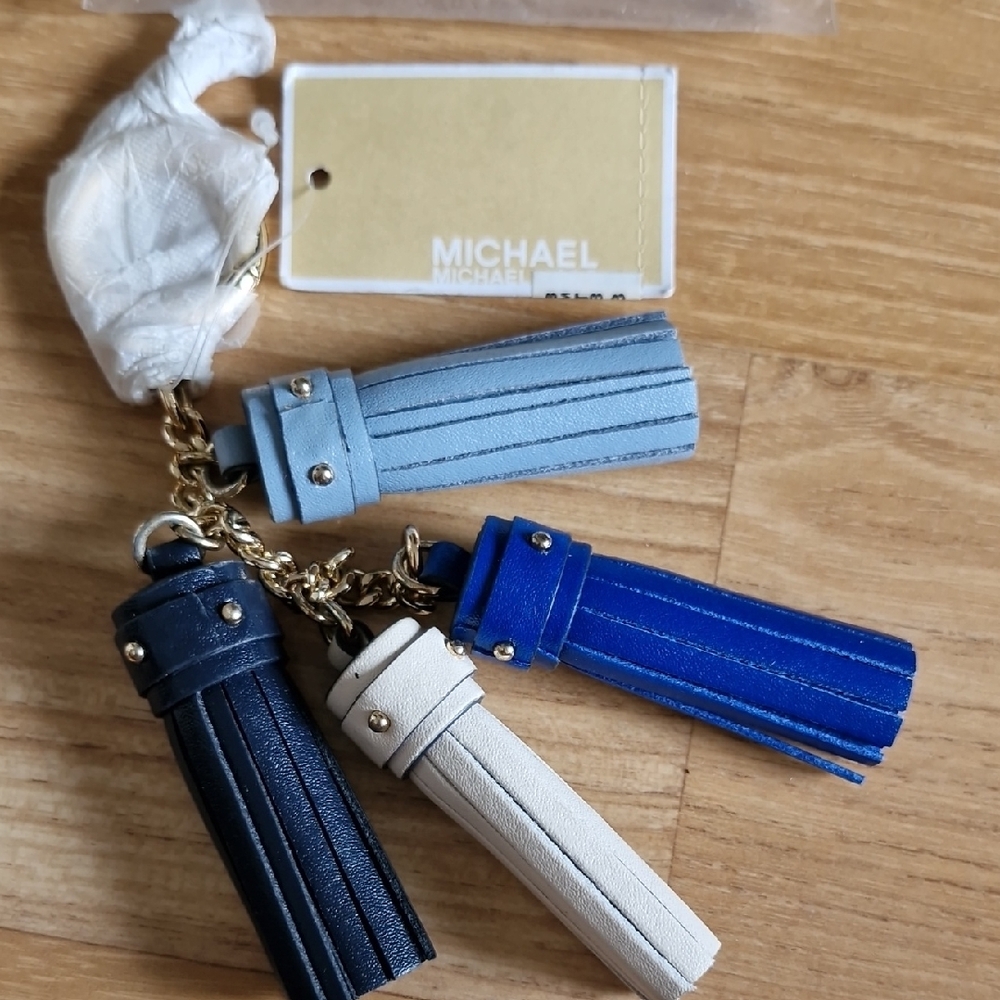 Michael Kors Tassel Keychain Set in Multicolor 2 For 1 Price - Picture 2 of 5